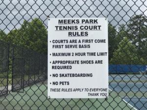 Meeks Park Tennis Courts